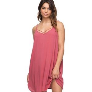 Roxy Half Year Pink Shift sun dress - Size XS
